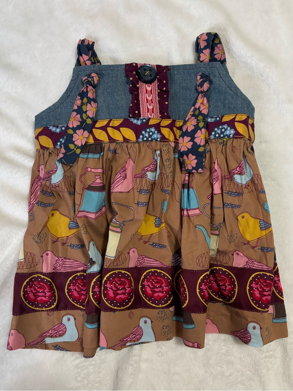 Matilda Jane Paint By Numbers Play Tank Top Sleeveless Summer Spring Dress